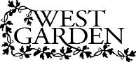 Svart logotype för Westgarden.